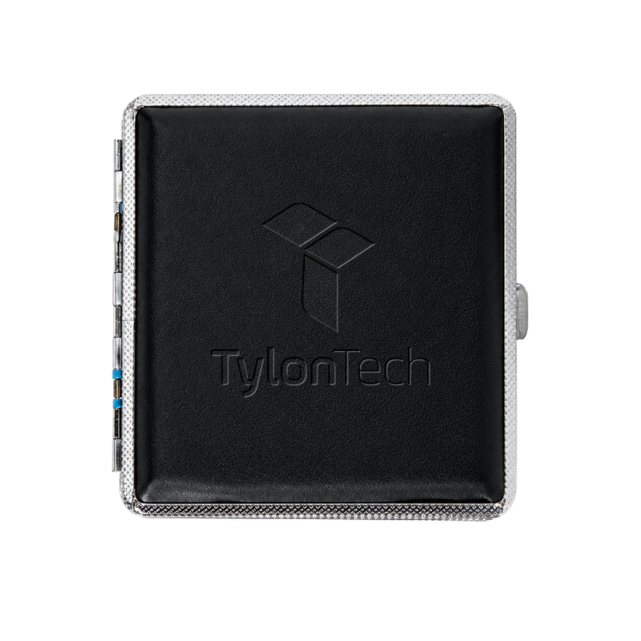 Leather Grain Metal Cigarette Cases - Webcam Covers Now