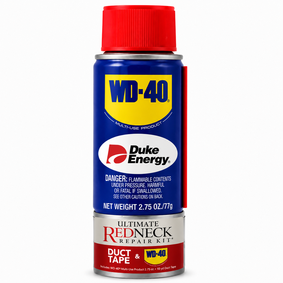 Ultimate Redneck Repair Kits, WD-40 2.75 oz Handy Cans and 6 yards of Duct Tapes - Webcam Covers Now