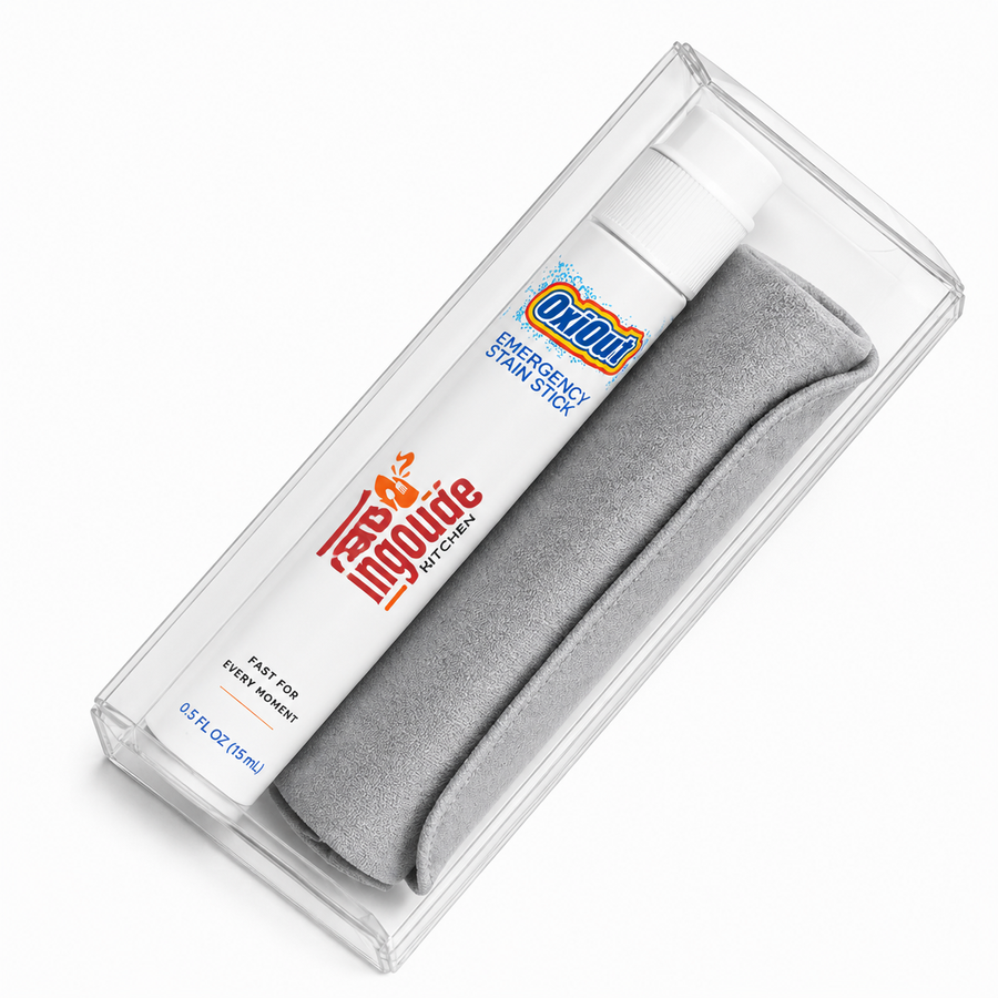 OxiOut Emergency Stain Stick Travel Kits with Premium Microfiber Cloths - Webcam Covers Now