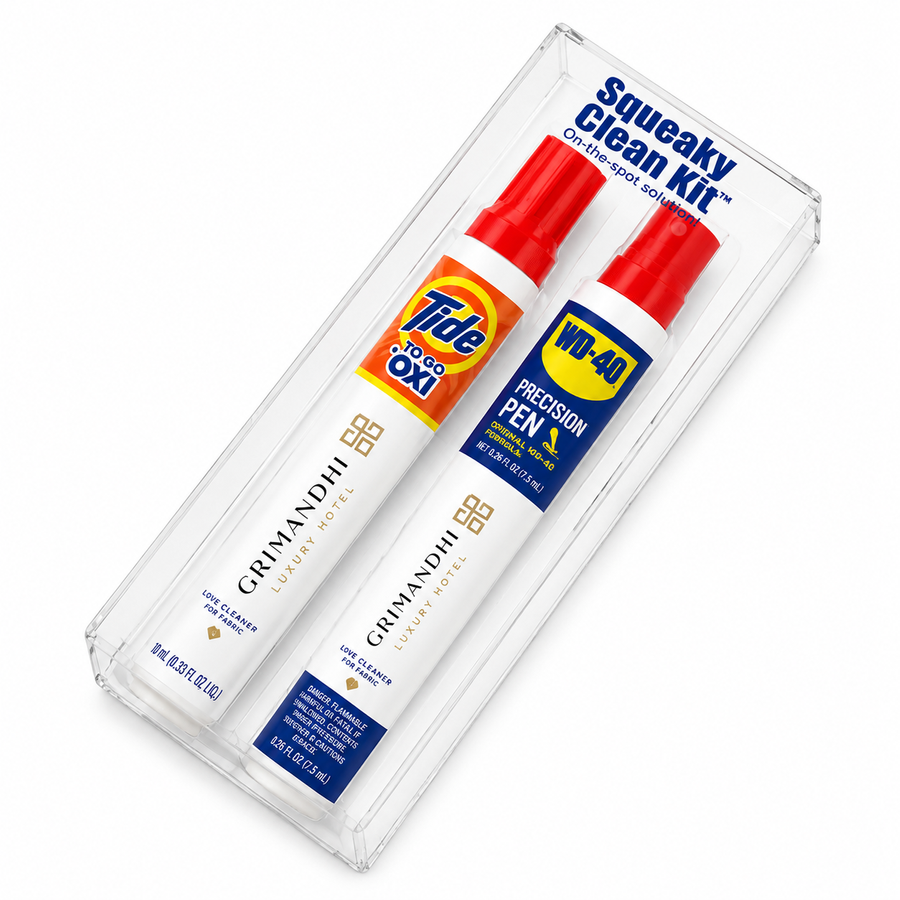 Squeaky Clean Kit - WD-40® Precision Pens and Tide® to Go + Oxi Travel Kits - Webcam Covers Now