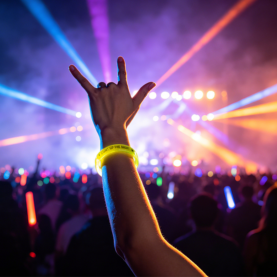 Custom Acrylic Glow Bracelets - Webcam Covers Now