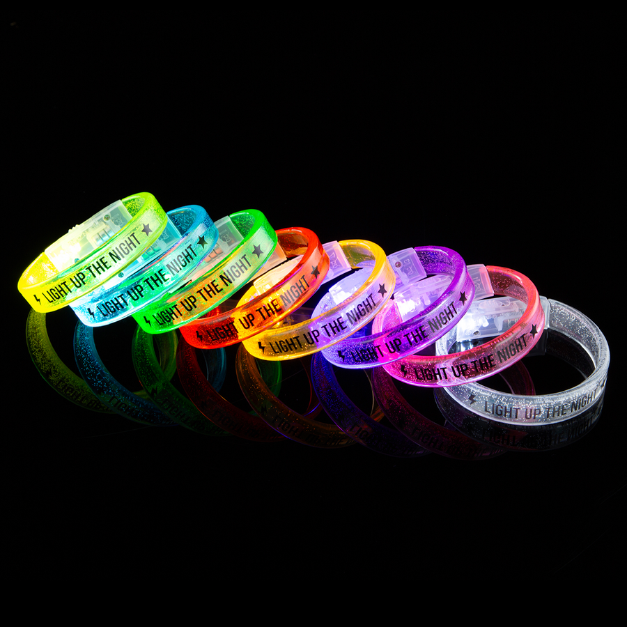 Custom Acrylic Glow Bracelets - Webcam Covers Now